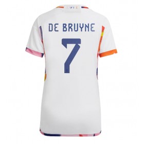 Belgien Kevin De Bruyne #7 Borta Kläder Dam VM 2022 Kortärmad